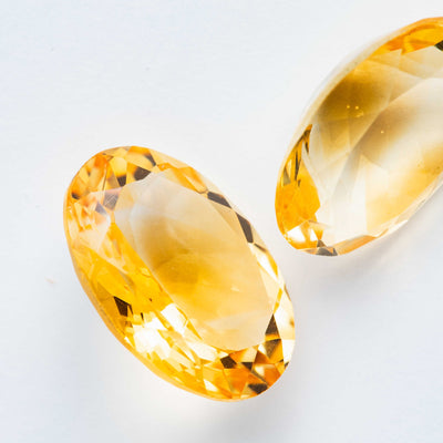 Citrin - Paar 10,64 cts.