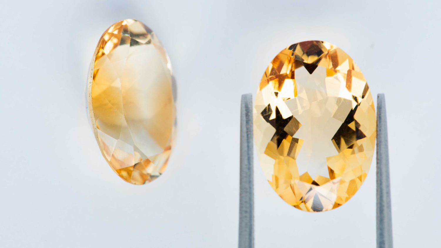 Citrin - Paar 10,64 cts.