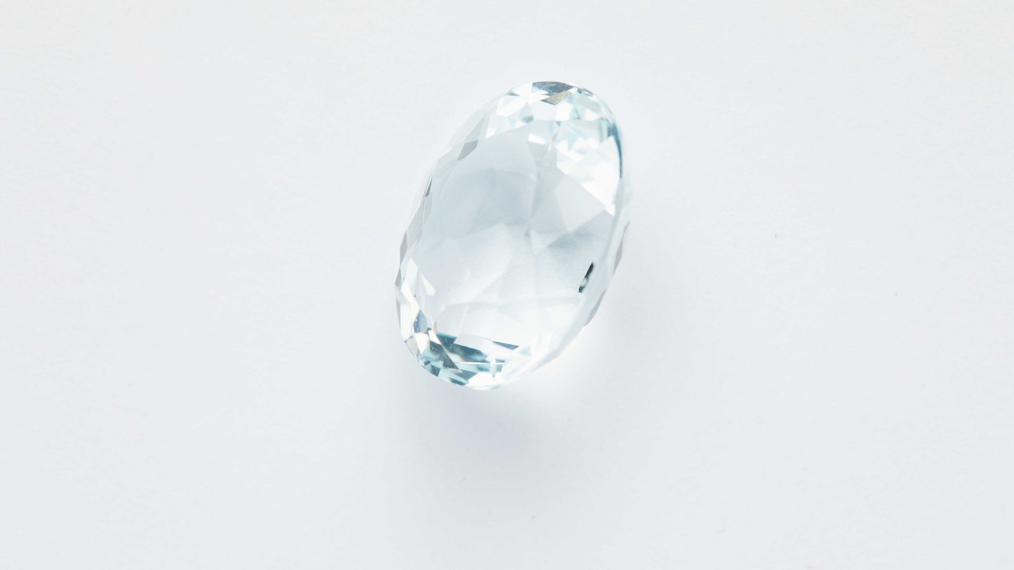 Aquamarin Goshenit-Weiß 5,34 ct.