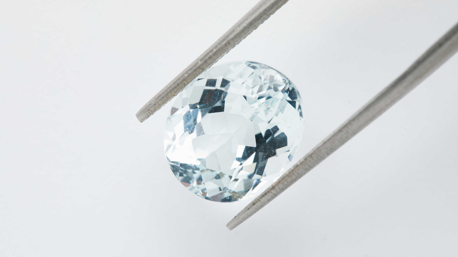 Aquamarin Goshenit-Weiß 5,34 ct.