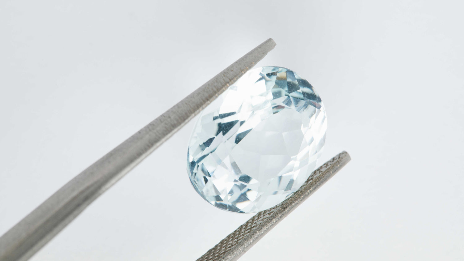 Aquamarin Goshenit-Weiß 5,34 ct.