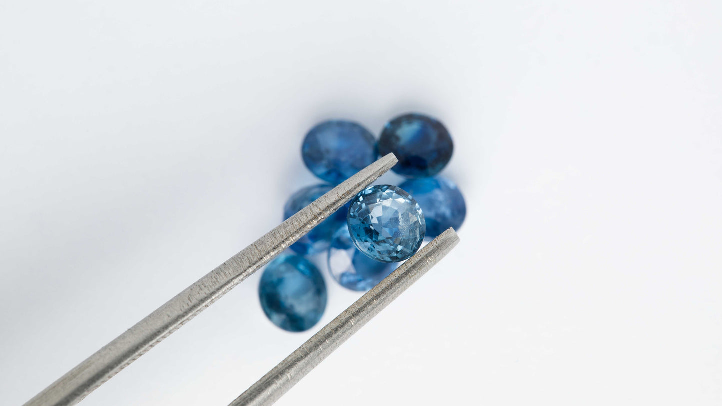 Saphir 2,1 cts. Parcel 7 Stück