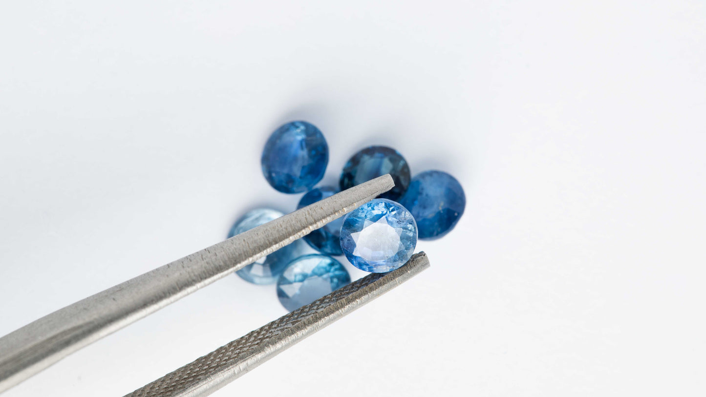 Saphir 2,1 cts. Parcel 7 Stück