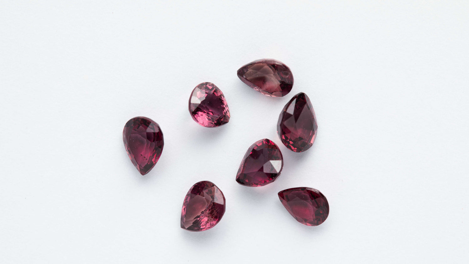 Rubin (Songea) Parcel 3,4 cts. 7 Stück