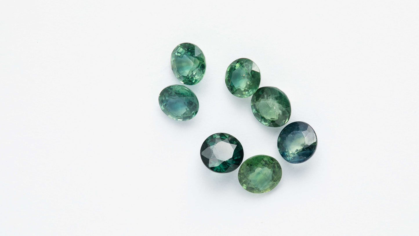 Saphir 2,1 cts. Parcel 7 Stück