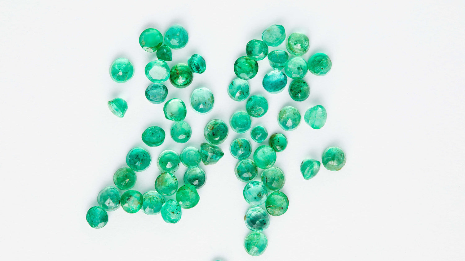 Smaragd Parcel 2,25 cts. 55 Stück